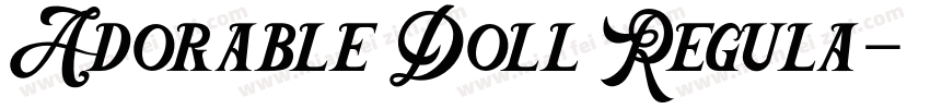 Adorable Doll Regula字体转换